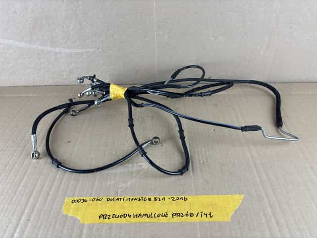 Ducati Monster 821 Przewody Hamulcowe Przód Przednie Tył Tylne 2016