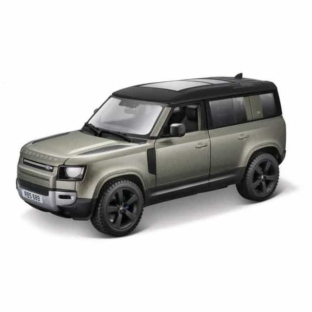 Bburago Land Rover Defender Green 2022r, skala 1:24.
