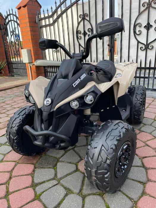 Duży Mocny QUAD Dla dzieci CAN-AM Maverick 24 Volt 2×200 Wat