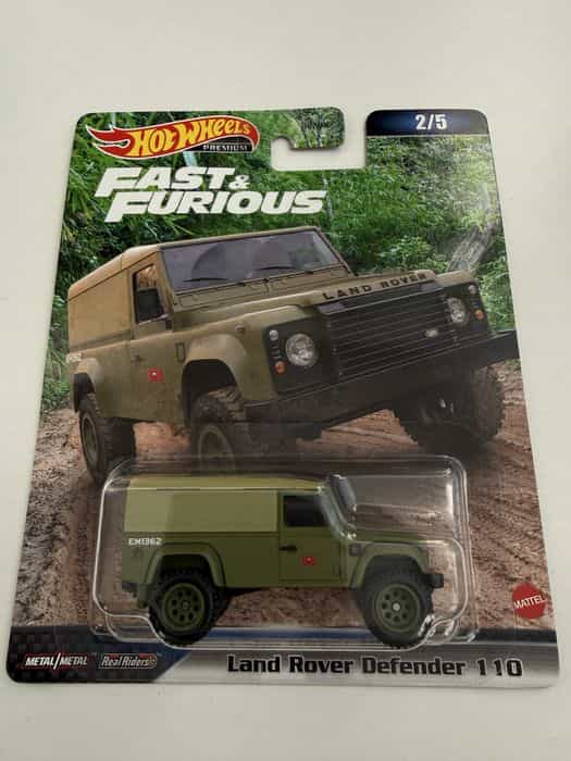Land rover defender fast & furious hot wheels autko resorak