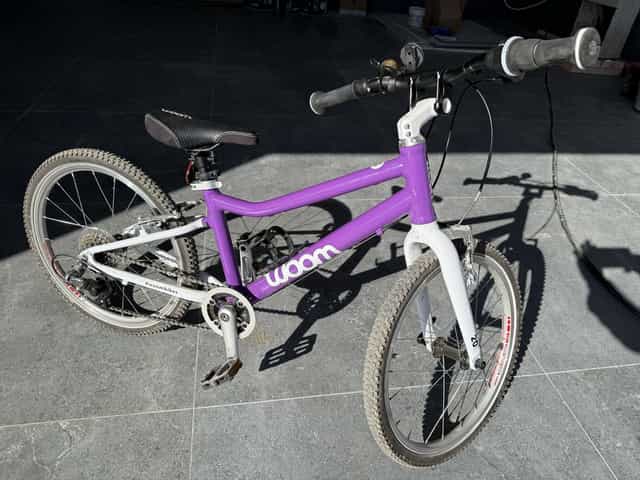 Rower woom 4 fioletowy