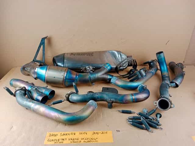 BMW S1000RR S1000 RR Kompletny Układ Wydechowy Tytan Carbon Wydech Akrapovic  10-18