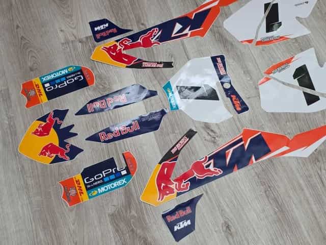 Okleina grafika KTM sx 65 r. 16-23 gruba ! 500 mikronów