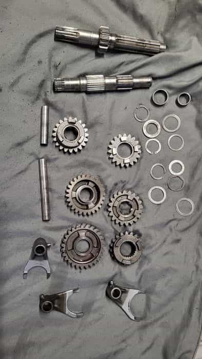 Suzuki rm 125, 2001 - 2008, skrzynia biegów, tryby, wodziki