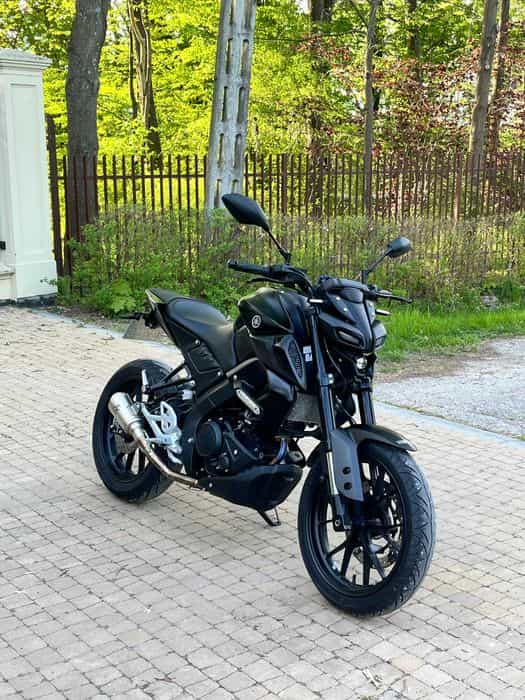 Yamaha MT125 MT-125 2023r Wydech Niski Przebieg Kat.B lub A1