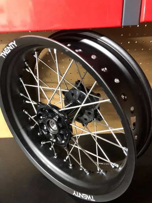 Kompletne koło supermoto 17 Kawasaki KX/KXF