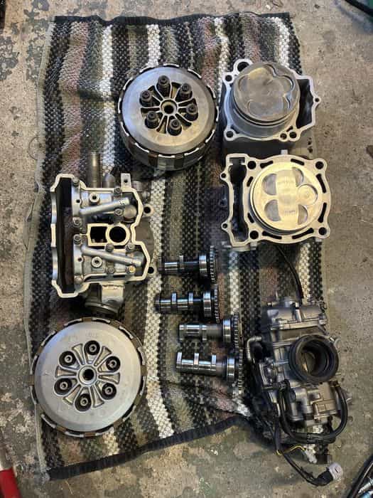 Yfz 450 czesci silnik okazja wyprzedaz garazowa