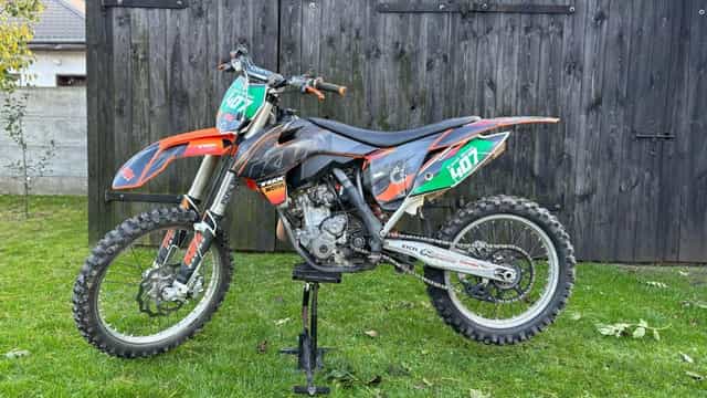 KTM 250 sxf rozrusznik wtrysk