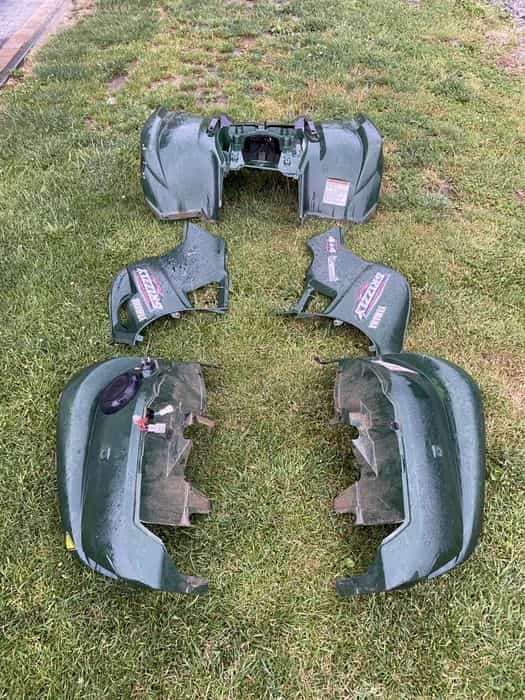 Plastiki yamaha grizzly 700 grizzly 550 owiewki błotnik boczek komplet