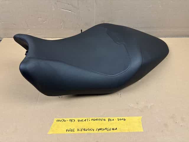 Ducati Monster 821 Fotel Siedzenie Kanapa Kierowcy Pasażera 2016