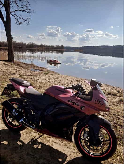 Kawasaki ninja RÓŻOWY