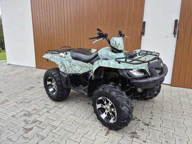 Quad Suzuki Kingquad 450 4x4 wyciągarka  pług do sniegu
