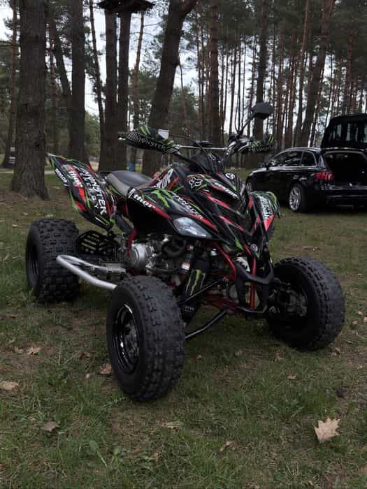 Yamaha raptor 700R 2008r. Kat.B, 2 komplety kół, Bez wkładu