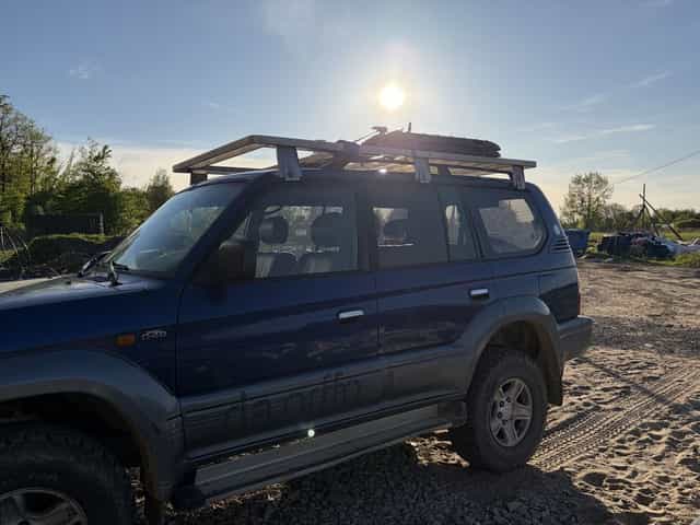Bagażnik dachowy Toyota Land Cruiser j95 stal nierdzewna