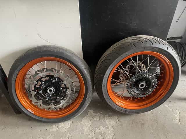 Koła supermoto 17 cali 3.5 i 5.0 komplet