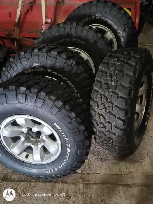 Koła terenowe 33" 5 szt.Nissan patrol 6x139,7