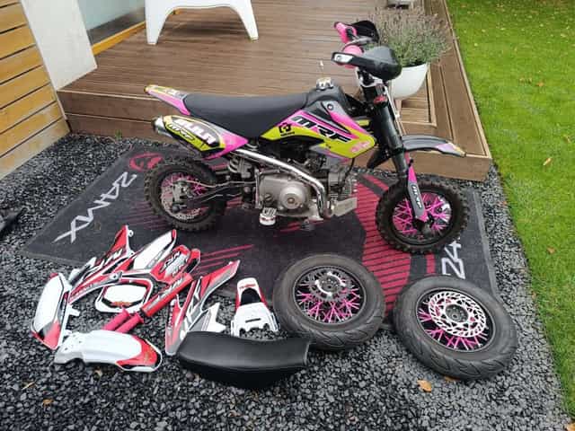 Pitbike mrf runner 80 supermoto gotowy do zawodów + koła cross