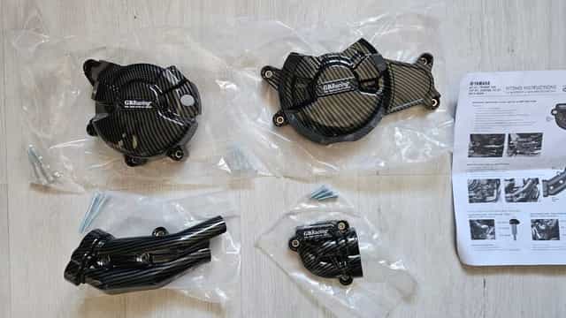 GB RACING zestaw osłon DEKLI SILNIKA YAMAHA MT-07 / R7 / Tenere 700