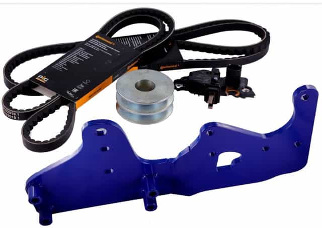 Dodatkowe mocowanie alternatora 200 amper alternator Nissan patrol 2,8