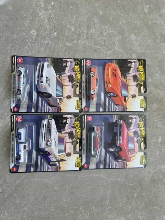 Hot Wheels Premium zestaw 4 szt