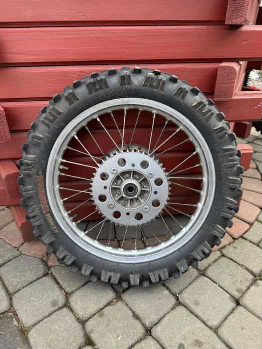 kolo tyl tylne kompletne tarcza zebatka 16 cal excel suzuki rm 80 / 85