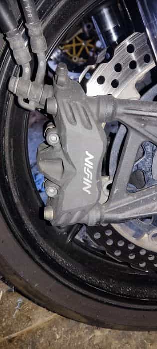 Kawasaki ZX 6r zaciski pompa przewody komplet 07-08