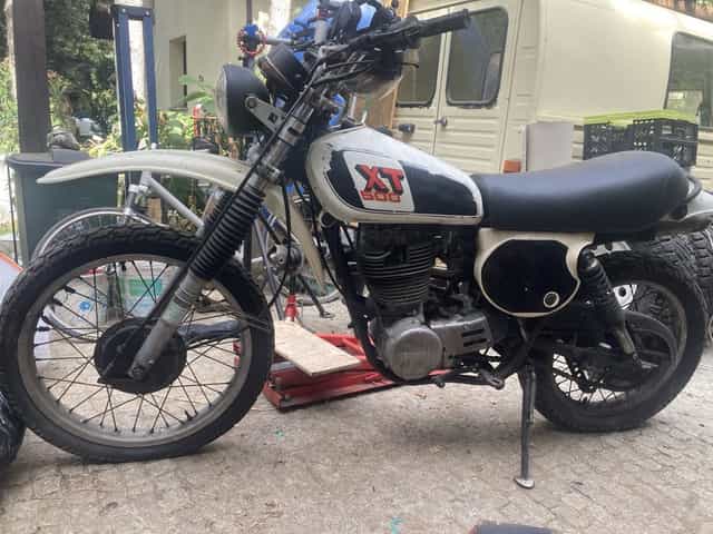 Yamaha XT500 79, zarejestrowana na zabytek