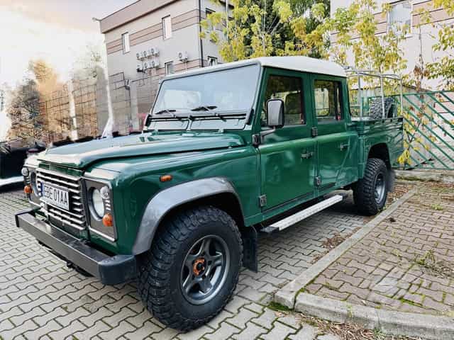 Defender 130, polski salon, bez wypadkowy, stan bdb, klima, fv23