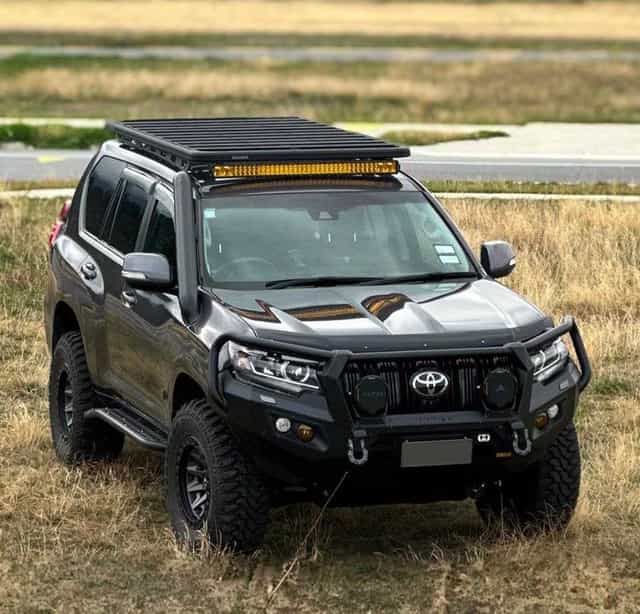 Toyota Land Cruiser LC150 PRADO Stalowy zderzak HAMER 4x4 KING BullBar