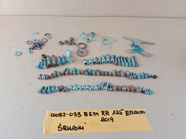 Beta RR 125 Enduro Śrubki Śruby Owiewek 13-20