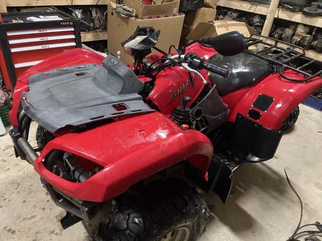 Rama wahacz piasta półoś dyfer sterownik Yamaha grizzly 660 wydech