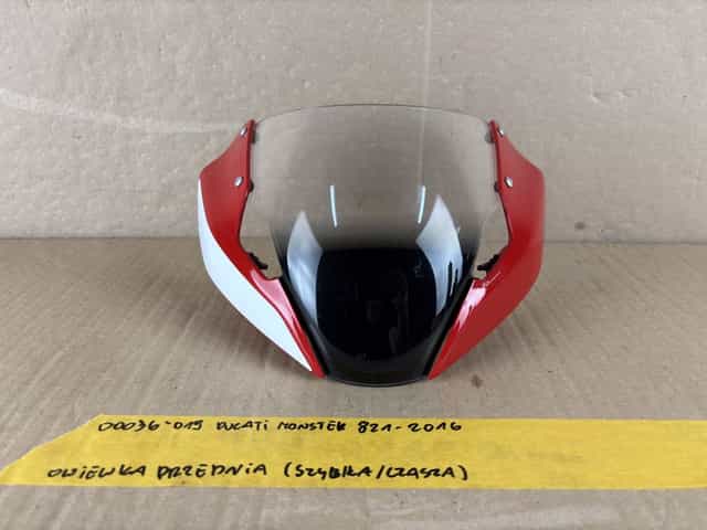 Ducati Monster 821 Owiewka Przednia Przód Szybka Szyba Czasza 2016
