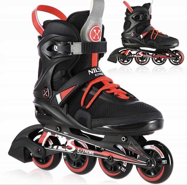 Łyżworolki rolki NILS Extreme ABEC-7 80mm r 46