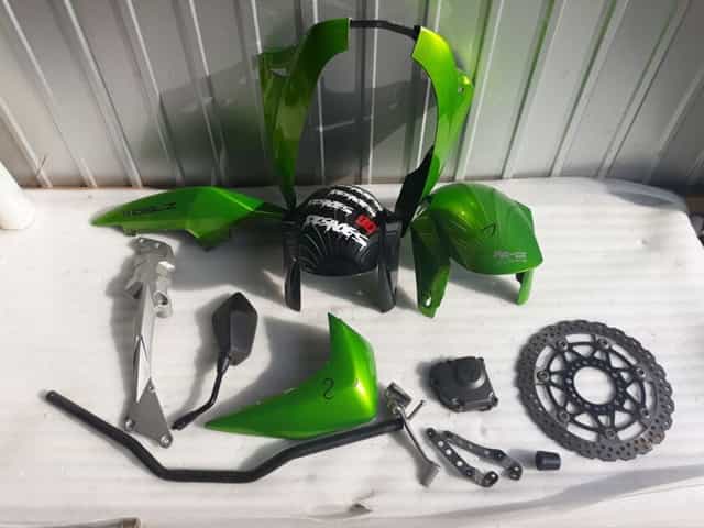 kawasaki z750 z1000 błotnik pług kierownica owiewk