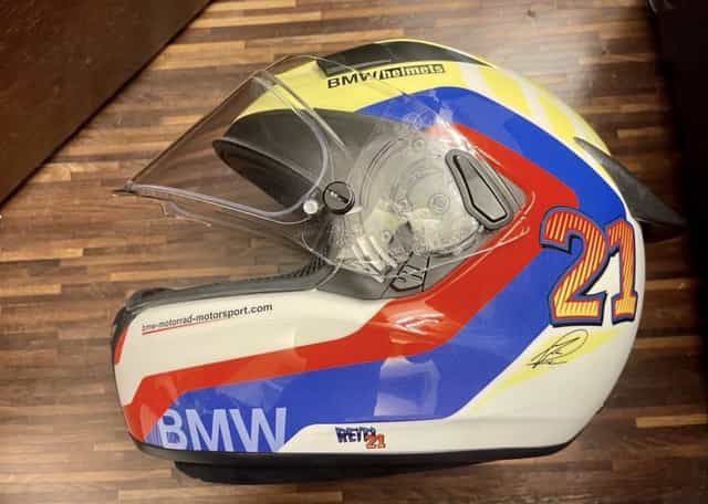 300 km/h 58/59 M/L Kask pełnotwarzowy BMW Hyper Race Reiterberger ECE