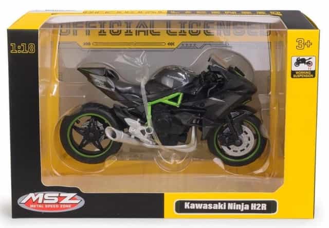 Kawasaki Ninja H2R 1:18 pudełko,155x105 mm