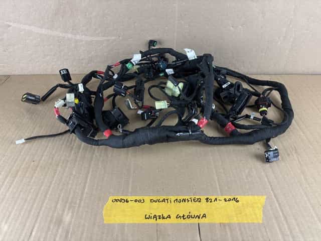 Ducati Monster 821 Wiązka Główna Instalacja Kable Kostki Kostka 2016