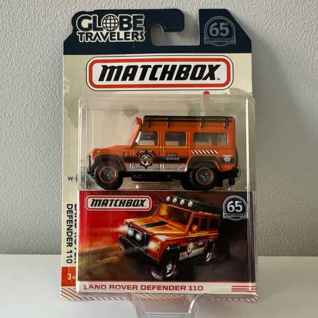 Matchbox Globe Travel LAND ROVER DEFENDER 110 unikat