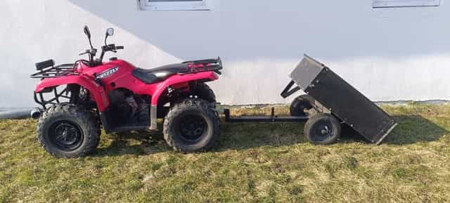 Quad Yamaha Grizzly  350 cm 4x4 + przyczepka