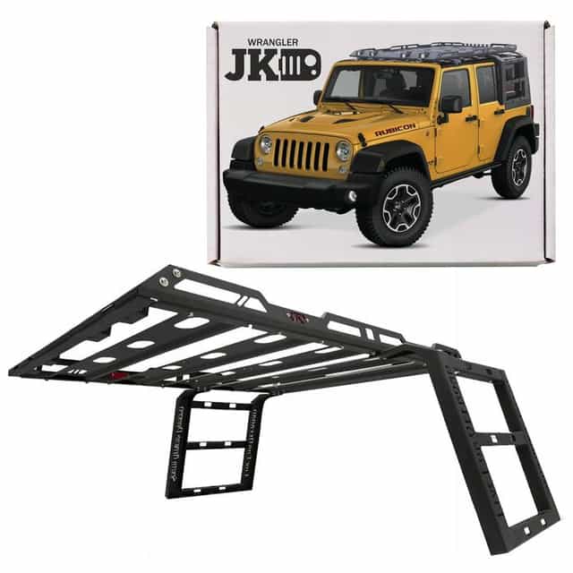 jeep wrangler jk 2007-2018 bagażnik dachowy z drabinką stal