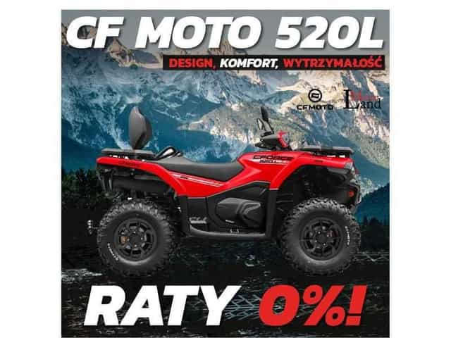 Quad CF Moto 520L EPS Pakiet zima  Raty/Leasing/Transport Motor-Land