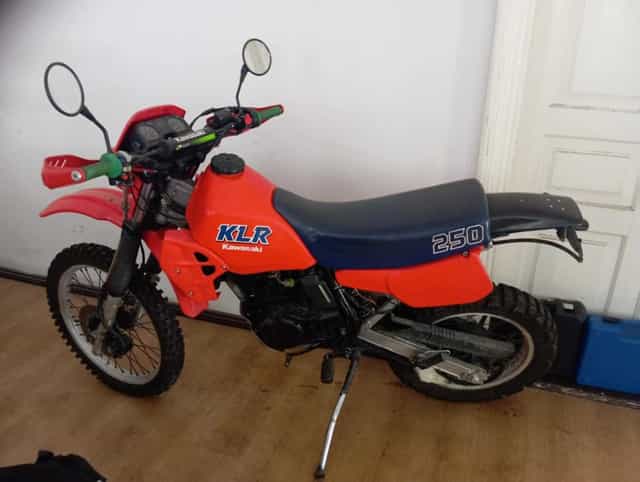 Cross Kawasaki KLR250 super stan + cross 110 cm