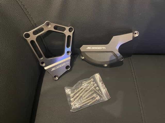 Bmw s1000rr s1000r Pokrywy na Delke crash pady Delki Silnika Srebrny