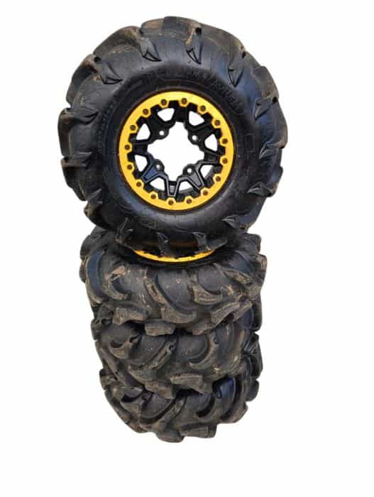 KOŁO KOMPLET ATV CAN-AM OUTLANDER RENEGADE 27X11-12 27X9-12 ITP MEGA MAYHEM