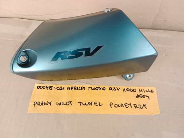 Aprilia Tuono RSV 1000 Mille Prawy Wlot Tunel Powietrza 02-05 Tunel