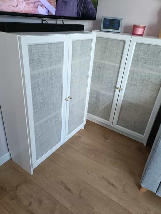 Niski regał/szafka Billy biała