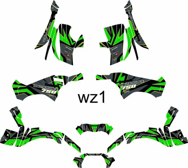 Naklejki Kawasaki Brute Force 750 OKLEINA rocznik 2023-26