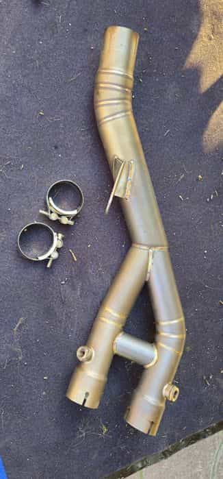 Decat, eliminacja katalizatora, kolektor Yamaha Mt10