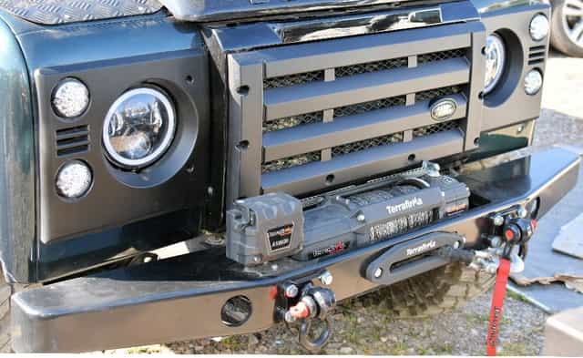 Grill + Atrapa Reflektora Land Rover Defender Nowa