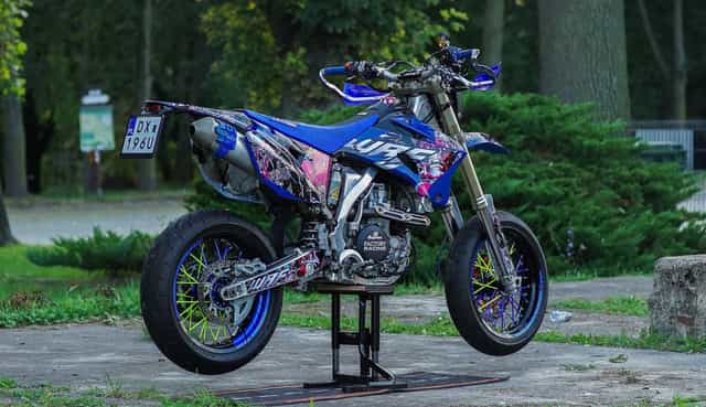 Yamaha WR450F – Supermoto – 2008 r. – gotowa do jazdy